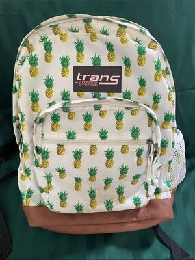 jansport backpack pineapple 25 Ltrs Punch Casual (JS00T50148L) Fashion with “slow ’n steady” stitched above the front pocket for a laid Pastel Pineapple Bookbags Discount Pink